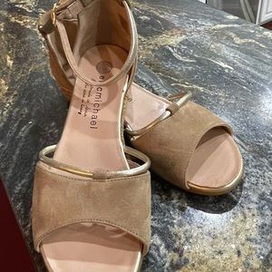 Eric Michael suede sandals. European size 38, approx Sz 8. Like new.